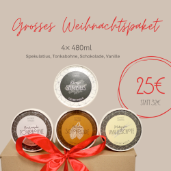 Großes Weihnachtspaket 4x480ml